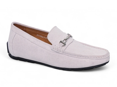 Giày mọi da lộn cao 6cm đế khâu